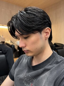 エルマーク 本山(L-MARK) センターパート/ニュアンスパーマ/フェザーパーマ/men's