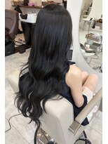 オルメ(olume)&nbsp;ブルーブラック艶ロング