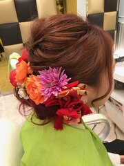 成人式ヘアセット