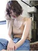 くせ毛風ボブ