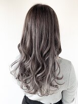 ライリー(riley)&nbsp;rileyコントラストハイライト×ハスキーグレージュ