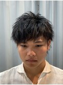 束感ショートウルフ