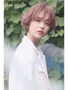 オーイット(ooit) ＊淡いピンクベージュカラー×ニュアンスショートヘア＊