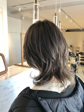 ソレカ(SORECA) 【SORECA/ソレカ】トレンドウルフスタイル × アッシュベージュ