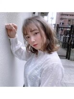 スーリール 姪浜店(Sourire)&nbsp;ミルクティーベージュ×ウェーブ【sourire 神田】