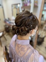 ロカット サロン(Roquat Salon) ロングアップ編み込みアレンジ【ヘアセット/立川/立川南/国立】