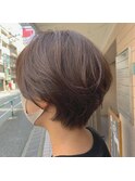 髪質改善ショート×ワンカールパーマ/下河原 聡
