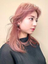 ピークアブー ワン(PEEK-A-BOO ONE)&nbsp;ペールピンク＋韓国風ヘア　松永幸征