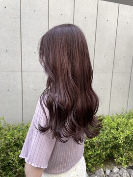 アクアオモテサンドウ(ACQUA omotesando) ＊ブリーチなし明るめピンクカラー！暖色系ローズピンクベージュ