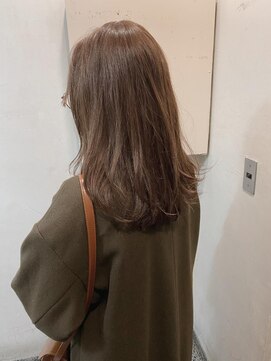 キャンバス バイ ネオリーブ 横浜西口(Canvas by neo.) ハニーベージュ 伸ばし中 セミロング 【sk】