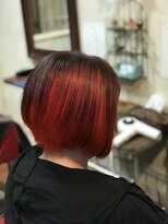 オーガニック ヘアサロン ラヴィパ 瑞江店(organic hair salon RAVIPA)&nbsp;オレンジボブ