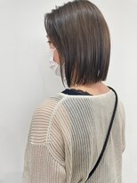 ヒビヲ(HIBIO)&nbsp;ダブルカラーピンクベージュピンクカラーケアブリーチミニボブ