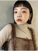 【PARK】切りっぱなしボブ×ワイドバング