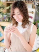 バレイヤージュニュアンスパーマ外国人風ロブc5志木20代30代40代