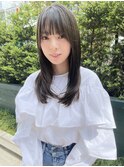 セミロング・暗髪ロング・レイヤー・銀座日比谷有楽町20代30代