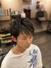 【学生限定】メンズカット+シェービング+眉カット　学割￥4950
