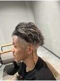 シルバーメッシュ×メンズパーマ [柏/メンズサロン]