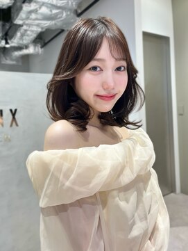 ミンクスオーバー(MINX OVER) 前髪/こなれミディ/イメチェンヘアスタイル/ウェーブパーマ