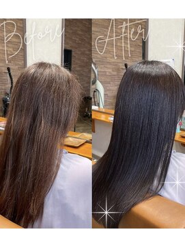 ルスリー 茨城店(Lsurii) 髪質改善カラー