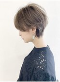 ショートボブ髪型30代40代50代前髪あり前髪なし面長丸顔【荒牧】