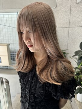 【大人気デザイン】ミルクティーベージュ×ローライトブラウン