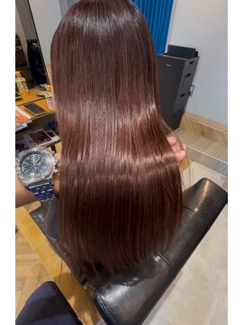 シアン(CYAN) 髪質改善白髪ぼかしピンクグレージュ