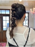 ポニーテールアレンジ