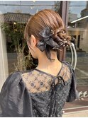 ヘアセット/結婚式ヘア/お呼ばれアレンジ/お呼ばれヘア