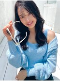 ミニウルフレイヤーカット顔周りカット前髪カット韓国ロング銀座