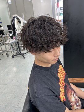 ネクスト 静岡店(NEXT) MEN'S HAIR/ブルーブラック/スペインカール/韓国マッシュ