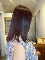 メルト 吉祥寺(melt) ブリーチ無しレッド透明感ミディアムこなれ20代吉祥寺