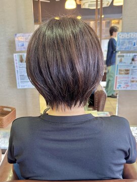 ハピネス クローバー 学園前店(Happiness CLOVER) ☆イメチェン大人かわいい★ショートボブ/白髪ぼかし/ハイライト