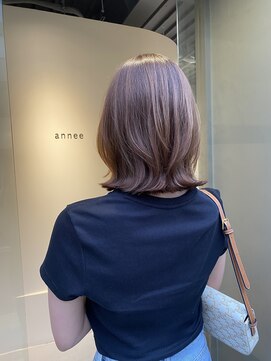 アネ(annee) ミディアムレイヤー×髪質改善