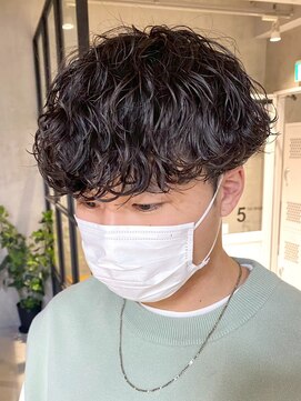 エリマ 横浜西口(elima) 横浜西口波巻きスパイラルパーマメンズマッシュツイスパ30代緩め