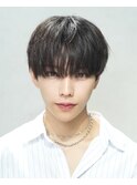 シースルーマッシュダウンパーマ韓国マッシュニュアンスパーマ