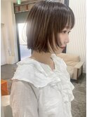 レイヤーボブ/顔まわり