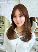 結べるレイヤーカット 2wayバング