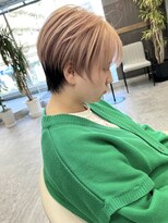 ヴィーヴォ 深江橋店(VIVO)&nbsp;【VIVO】ツーブロックショート ミルクティー ツートンカラー