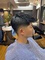 メンズサロン エクシア 0.3mmからのグラデーション作ったミドルフェードスタイルです