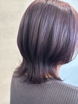 シャルムヘアー(charme hair) ブリーチあり、ラベンダーカラー