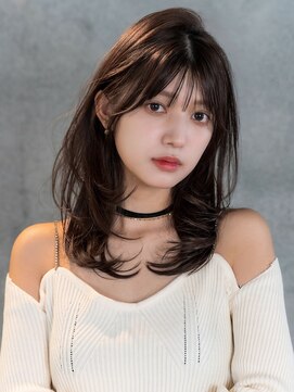 オーブヘアーアンカー 清田店 (AUBE HAIR anchor) 20代・30代_韓国_セミロング