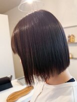クララジャパン ナベシマ(CLALA JAPAN Nabeshima)&nbsp;縮毛矯正　質感ストレート　髪質改善カラー　顔まわり　ブリーチ