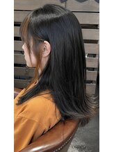 ネスト ヘアーデザイン(NEST hair design)&nbsp;【NEST 札幌】ハーフアップ映えインナーカラー