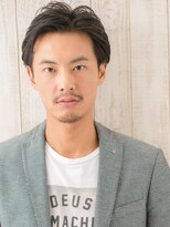 グルーミングサロン バーバー キャッスル 北浦和西口(Grooming salon Barber Castle)&nbsp;30代40代かき上げオールバック大人スーツ刈り上げヘアa1北浦和