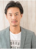 30代40代かき上げオールバック大人スーツ刈り上げヘアa1北浦和