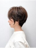 50代40代ショートパーマゆるいパーマ
