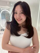 オモチャ 銀座(OMOCHA) 大人可愛い韓国レイヤー/くびれミディヘア
