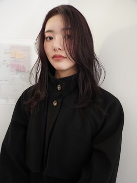 ノエマ イチノミヤ(NOEMA ICHINOMIYA) ロングレイヤー×ワインレッド