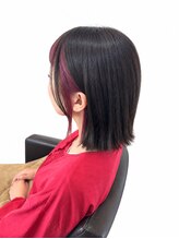 ジャンマンガファナン(Diamma nga fanann) インナーカラー フェイスフレーミング ダブルカラー ブリーチ