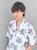 NYNY MEN 桂店【メンズサロン/メンズカット/メンズパーマ】【11/1OPEN(予定)】&nbsp;マッシュヘア×ハイライト×シャドウパーマ